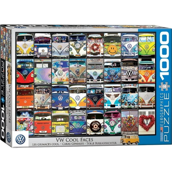 VW Cool Faces 1000-Piece Puzzle