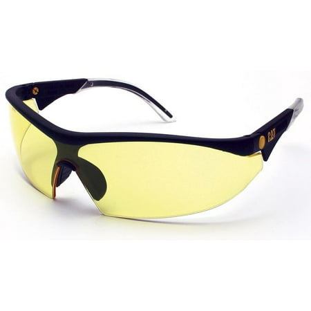 CAT Digger Safety Glasses with Black Frame and Yellow