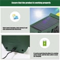 thumbnail image 2 of Cateissary Repelente ultrasónico de plagas fabricado con ABS con protección UV para mayor durabilidad Repelente de animales con energía solar Repelente de insectos y plagas, 2 of 6