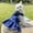 Blue, variant on Viflosae Cats Clothes Dog Shirt Denim Dog Cats Dress Adjustable Pet Clothing Suitable for Small Dogs and Cats Cute Ruffled Skirt Gifts for Pet Lovers