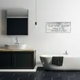 thumbnail image 4 of Stupell Industries Laundry Room Funny Word Bathroom Black And White Design, 13 x 30,Design by Kimberly Allen, 4 of 5