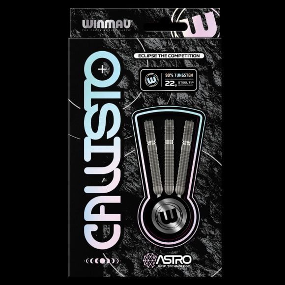 Winmau Callisto 1 Steel Tip Dart Set 22 gram 90% Tungsten Alloy
