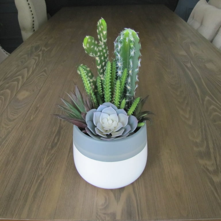 Mini Artificial Succulent Plant Fake Flower Foliage Plastic Garden Desert Decor Mini Artificial Succulent Plant Fake Flower Foliage Plastic Garden Desert Decor