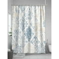 thumbnail image 5 of Fsddascl Vintage Boho Abstract Shower Curtain Set - 54" x 78" Washable Bathtub Curtain with 12 Hooks, Floral Modern Artwork Waterproof Fabric Stall Shower Curtains for Bathroom/Bathtub Décor, 5 of 6
