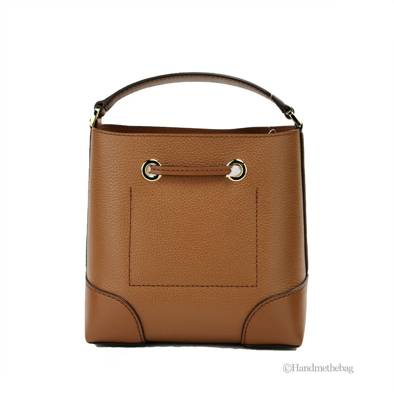 Michael Kors Mercer Small Luggage Pebbled Leather Bucket