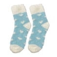 thumbnail image 2 of D-GROEE 1 Pair Womens Super Soft Fuzzy Cozy Home Sleeping Socks Coral Fleece Winter Warm Slipper Socks, 2 of 8