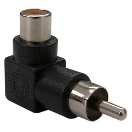 - Offex RCA Right Angle Adapter, RCA Female to RCA Male, 90 Degree Elbow