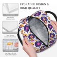 thumbnail image 3 of Easygdp record rock Skull star Bolsa de Almuerzo Insulada Grande, Forro de Aluminio, Diseño Espacioso, a Prueba de Fugas, Ideal para Trabajo, Picnics, Viajes y Actividades al Aire Libre, 3 of 6