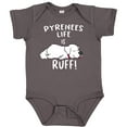 thumbnail image 3 of Inktastic Pyrenees Life is Ruff Great Pyrenees Boys or Girls Baby Bodysuit, 3 of 5