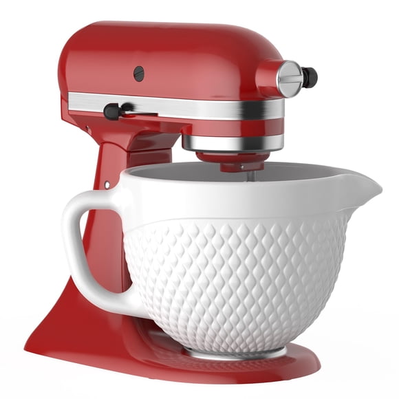 Cuenco de Cerámica GVODE 5Qt para Batidora KitchenAid de Cabezal Inclinable