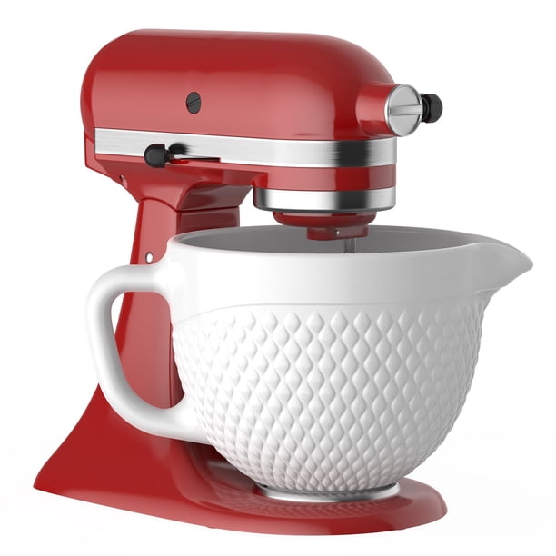 Cuenco de Cerámica GVODE 5Qt para Batidora KitchenAid de Cabezal Inclinable