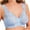 Blue, variant on Darzheoy Wire-Free Bra for Women Solid Color Bra Without Steel Push Up Plus Size Mother Lace Underwear Womens Bra 38/85BC