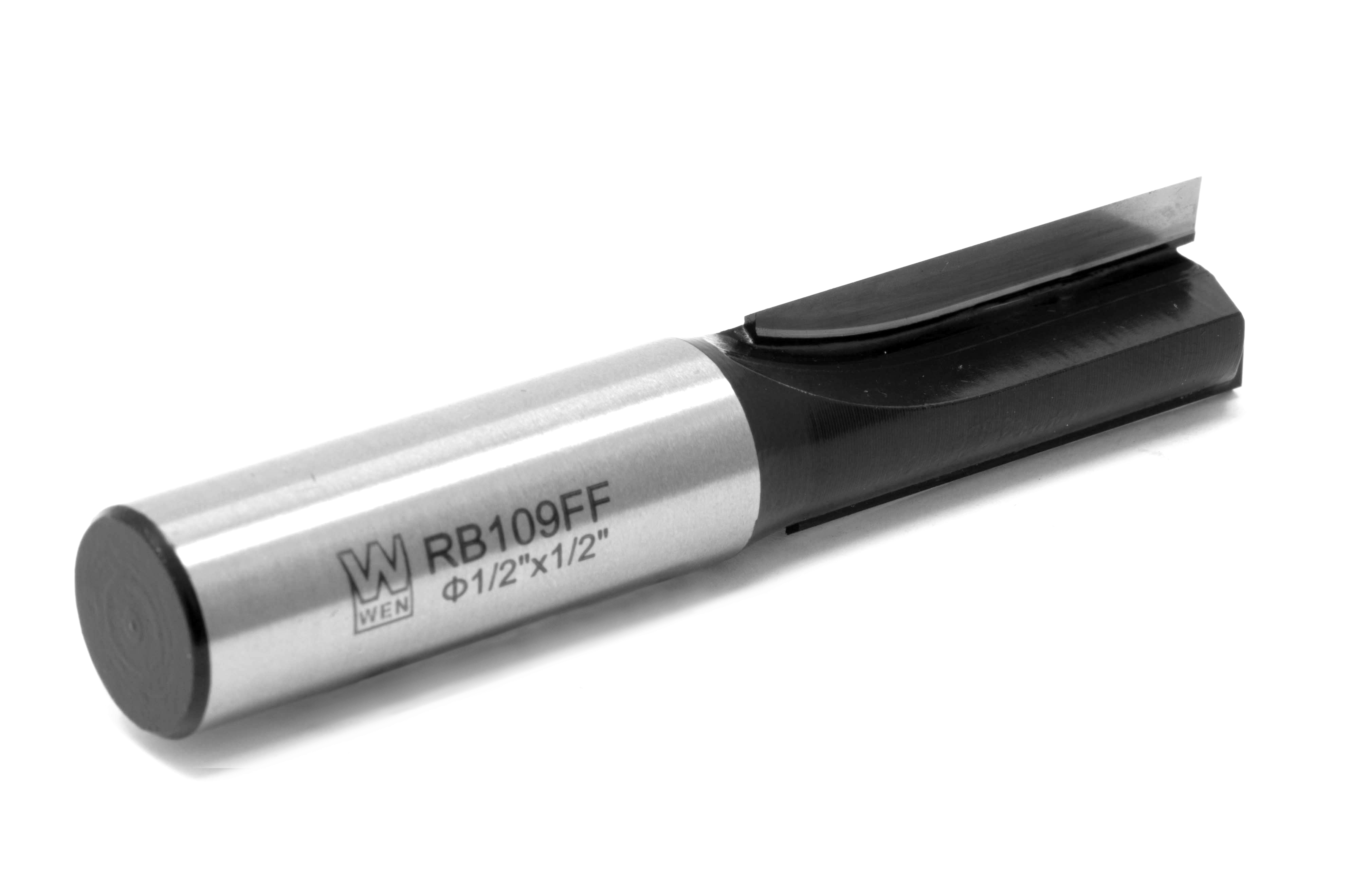 WEN 1/2 in. Straight 2-Flute Carbide-Tipped Router Bit with 1/2 in. Shank