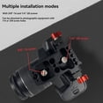 thumbnail image 3 of Universal Base Plate with Dual 15mm Pole Rail Clamps for Camera Cage Base Plate Tripod Mounting Plate Camera Accessories, 3 of 10
