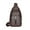 Brown, variant on Admvng Crossbody Daypack for Men Slim Chest Backpack Man Purse Small Shoulder Bag for Travel Hiking