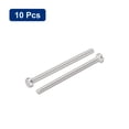 thumbnail image 3 of 304 Stainless Steel Machine Screws 10 Pack M3x45mm Slotted Drive Pan Head Screw Bolts, 3 of 5