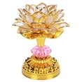 thumbnail image 2 of Lámpara Budista De Loto Led, Luz De Loto De Buda De 7 Colores Alimentada Por USB/batería, Ligera Para La Decoración Del Hogar Del Templo Budista, 2 of 7