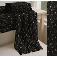 thumbnail image 6 of Soimoi Black Cotton Voile Fabric Leaves & Flowerpecker Bird Print Sewing Fabric Yard 42 Inch Wide, 6 of 7