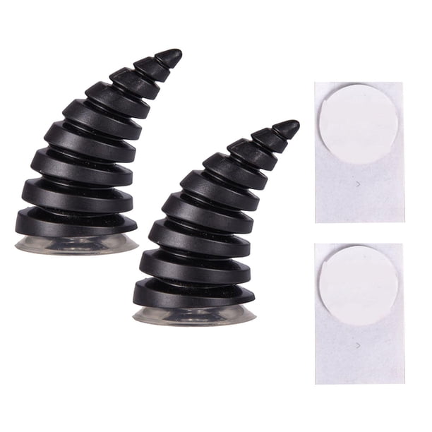 2 pegatinas decorativas para casco de motocicleta, para motocross, cara completa Espiral Negro