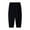 Black, variant on Timegard Baby Clothes for Girls Cotton Comfy Pants Solid Color Casual Kids Workout Running Trousers