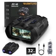 thumbnail image 1 of WARMTUYO Lunettes de Vision Nocturne - Jumelles Infrarouges 4k avec Écran HD 3,5 Pouces - Zoom Numérique 16x 9 Vitesses Jumelles de Vision Nocturne pour Adultes - 5000mAh jusqu'à, 1 of 7