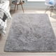 thumbnail image 4 of Alfombra Merelax, moderna, suave y esponjosa, peluda, 120 x 180 cm, color gris, 4 of 8