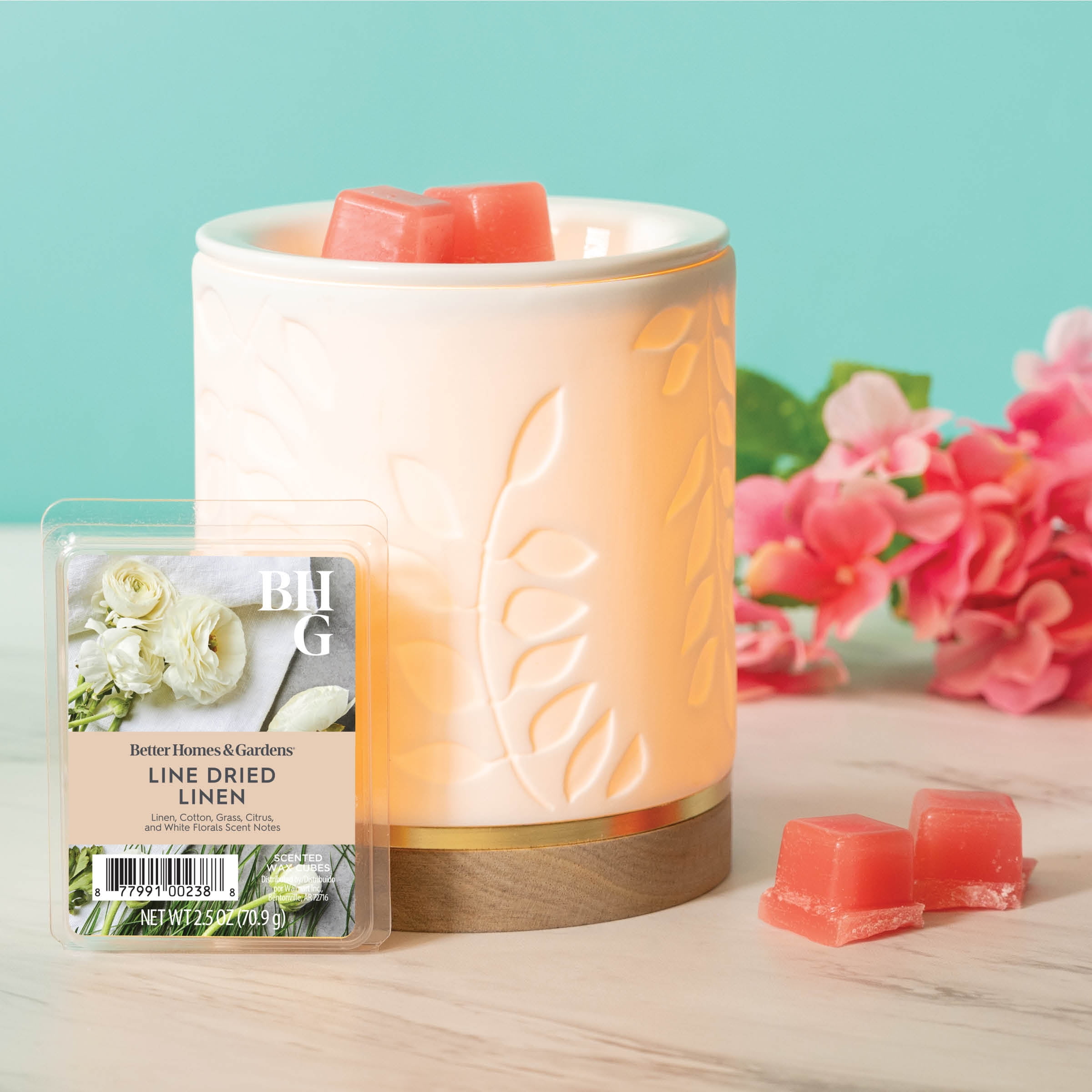 Line-Dried Linen Scented Wax Melts, Better Homes & Gardens, 2.5 oz (1-Pack)