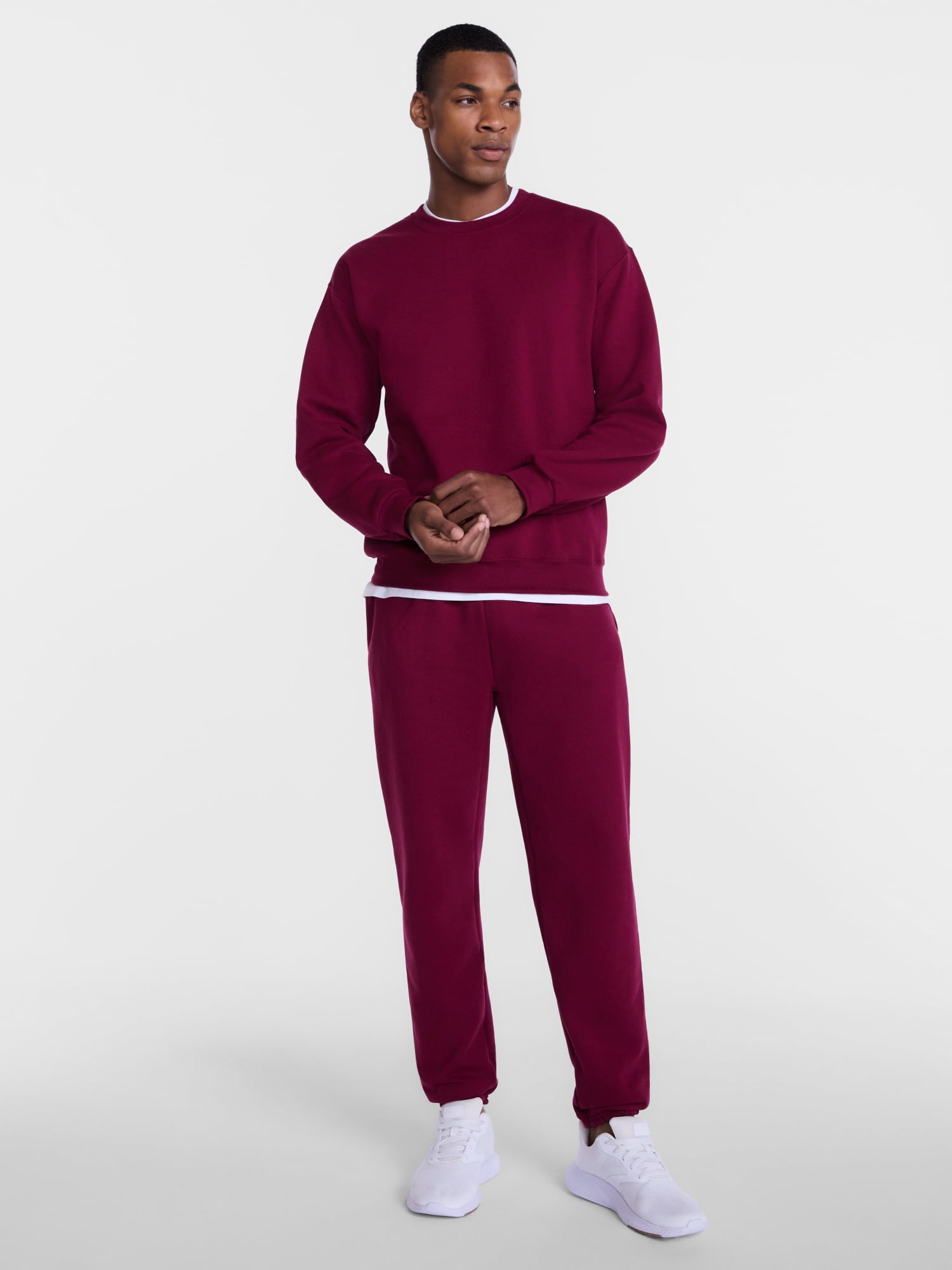 Athletic Works Men's and Big Men's Fleece Jogger Sweatpants, Sizes XS-4XLT