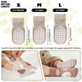 thumbnail image 6 of Toddlers Non Slip Socks with Grips Baby Girls Boys Anti Skid Crew Cotton Gift Socks for Infants Kids, 6 of 7