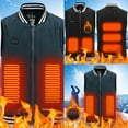 thumbnail image 5 of Fesfesfes Intelligent Five-zone Dual-control 5 Heat Pads Heating Outdoor Warm Carbon Fiber Heating Vest Sale Items, 5 of 5