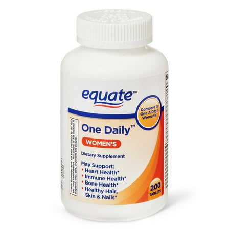 Equate One Daily Women's Health Tablets, 200