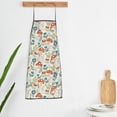 thumbnail image 5 of Naloa 1Pack Adjustable Bib Apron Waterdrop Resistant Cooking Kitchen Aprons for Women Men Chef, Garden Of Little Bunnies Print, 5 of 5