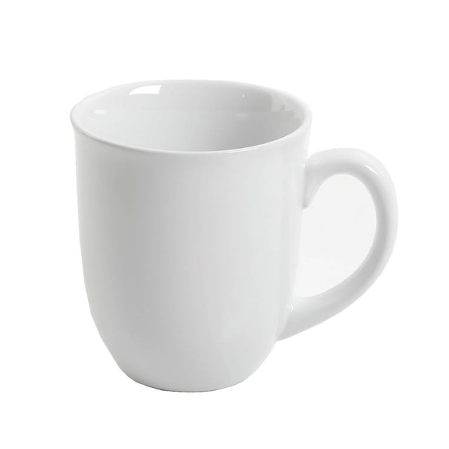 Taza Mainstays Colorine 325 ml de Cerámica Blanco