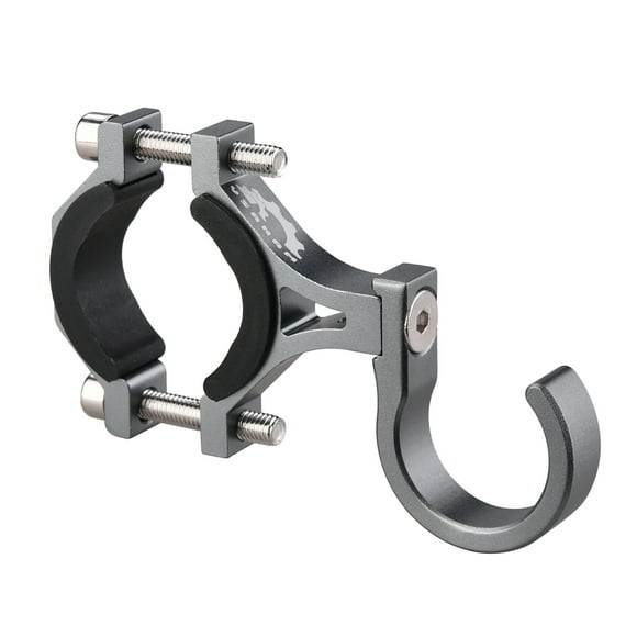 YSANAM YSANAM Universal Bike Hook - Durable Aluminum Alloy, 25kg Capacity, Multi-Angle Installation for Scooters, Mountain & Road Bikes (Black/Silver/Red)