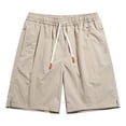 thumbnail image 5 of yillto Men's Casual 5 Inch Shorts Drawstring Summer Beach Stretch Lightweight Golf Shorts with Pockets, 5 of 7