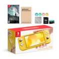 thumbnail image 1 of Nintendo Switch Lite Yellow with Triangle Strategy, Mytrix 128GB MicroSD Card and Accessories NS Game Disc Bundle Best Holiday Gift, 1 of 6