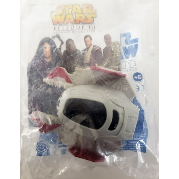 Star Wars Episode III Revenge of the Sith 2005 Burger King Toy - Jedi Starfighter