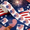 thumbnail image 1 of shyuyusa 500 Piece 1 Inch Patriotic Adhesive Sticker Set Mini Decals For Craft Gift And Festival Decoration, 1 of 6