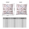 thumbnail image 2 of Yiaed Cute Dog Print Pillow Covers Super Soft Decorative Square Throw Pillow Covers Case Cushion Covers for Sofa Couch Bedroom Car Decor（No pillow core）-22"x22", 2 of 7