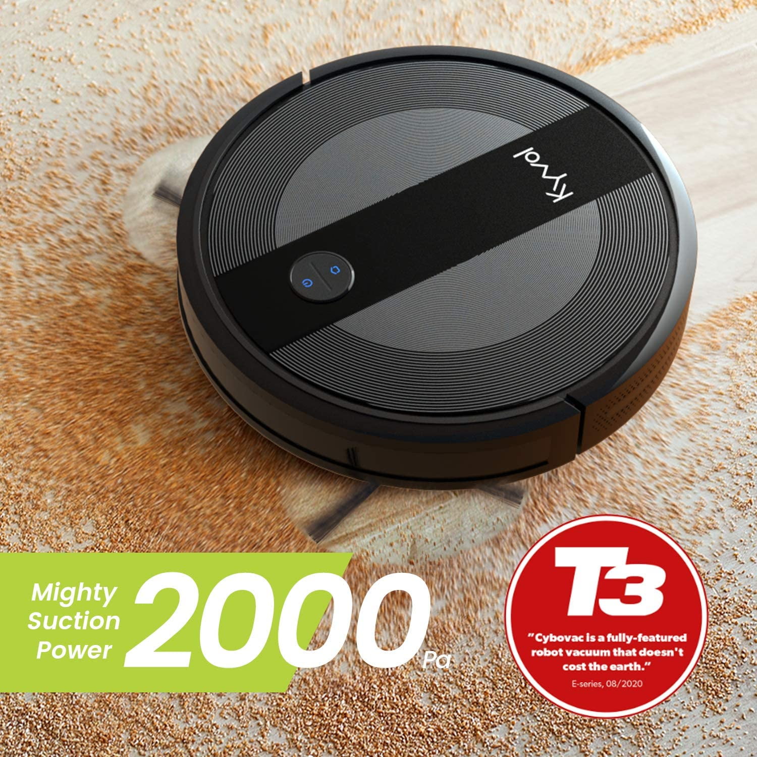 Kyvol Cybovac E20 Robot Vacuum Cleaner (Black) | Walmart Canada