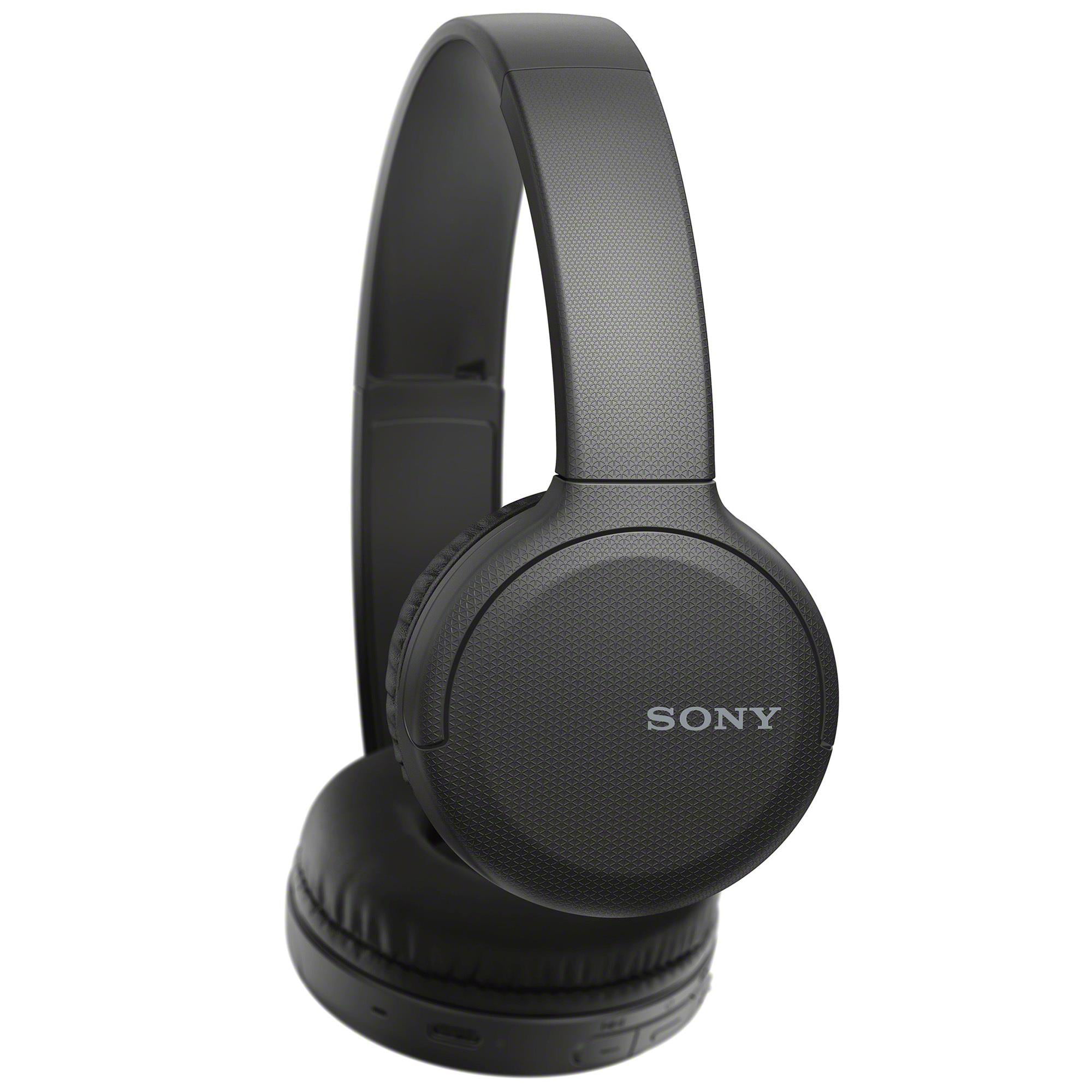 Sony WH-CH510 Wireless On-Ear Headphones (Black) with Hardshell