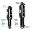 thumbnail image 2 of Amortiguador trasero de aire para bicicleta Presión de aire de rebote Presión de cámara de aire trasera ajustable para bicicleta de montaña para bicicleta de montaña plegable Aleación de aluminio MTB Maboto Amortiguador, 2 of 7