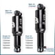 thumbnail image 2 of Amortiguador trasero de aire para bicicleta Presión de aire de rebote Presión de cámara de aire trasera ajustable para bicicleta de montaña para bicicleta de montaña plegable Aleación de aluminio MTB Romacci Amortiguador, 2 of 7