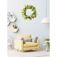 thumbnail image 5 of XunW Flowers Diameter 14In Wedding Rattan Circle Silk Cloth Home Decoration Simulation Garland Rich Chrysanthemum, 5 of 9
