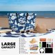 thumbnail image 5 of Easygdp Rose Flowers Bolsa de Viaje de Playa de Gran Capacidad, Bolsa Tote Perfecta para la Playa, Escapadas de Fin de Semana y Viajes, 5 of 7