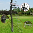 Barara King 16 Feet Two Man Tree Stand Hunting Ladder Stand with Seat