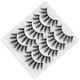 thumbnail image 1 of Pestañas postizas BuyWeek 6D 5 pares Fibra química gruesas, 1 of 14