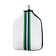 thumbnail image 4 of Funda de neopreno para raqueta de pickleball, funda para raqueta, funda de almacenamiento con cremallera suave Blanco, 4 of 9