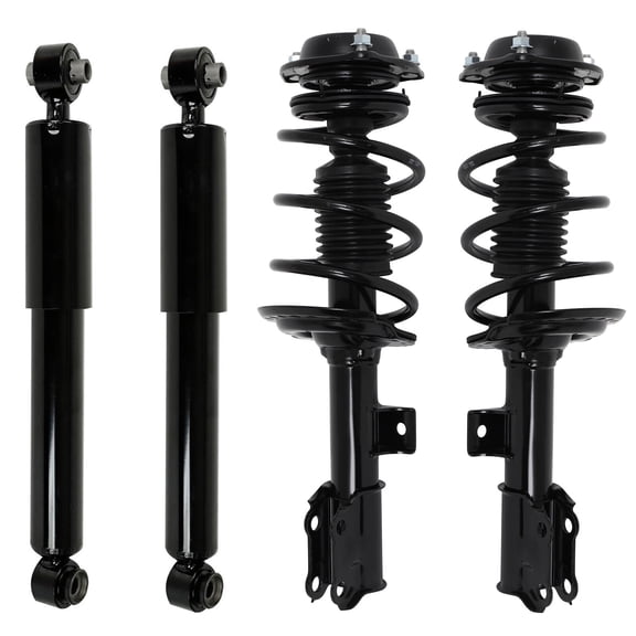 cciyu Complete Struts Shock Absorbers Front and Rear Fits for 2011-2016 for Hyundai Elantra 172708 554384 5671 Quick Struts Assembly