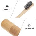 thumbnail image 4 of MLINS Portable Natural Bamboo Toothbrush Oral Care Tooth Brush with Bamboo Tube, 4 of 7
